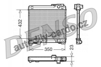 Chladič motoru DENSO (DE DRM05013)