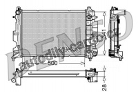 Chladič motoru DENSO (DE DRM25013)