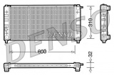 Chladič motoru DENSO (DE DRM26002)