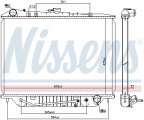 Chladič motoru NISSENS 63117