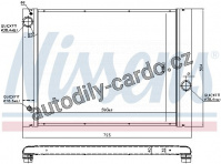 Chladič motoru NISSENS 60763