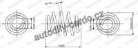Pružina tlumiče pérování MONROE (MO SN3512)