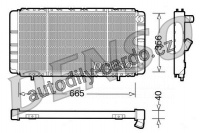 Chladič motoru DENSO (DE DRM23021)