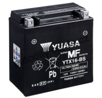 Motobaterie YUASA YTX16-BS 14Ah 230A 12V L+ /150x87x161/