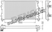 Chladič motoru DENSO (DE DRM23025)