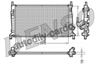 Chladič motoru DENSO (DE DRM10075)