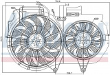 Ventilátor chladiče NISSENS 85247