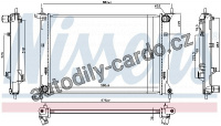 Chladič motoru NISSENS 666203