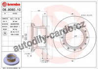 Brzdový kotouč BREMBO 08.8060.10