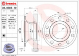 Brzdový kotouč BREMBO 08.8383.10