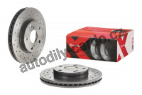 Brzdový kotouč BREMBO 09.A865.1X - TOYOTA