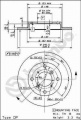 Brzdový kotouč BREMBO 08.9082.10 - SUZUKI