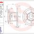 Brzdový kotouč BREMBO 08.5374.10 - IVECO