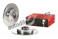 Brzdový kotouč BREMBO 08.9512.17 - CITROËN, PEUGEOT