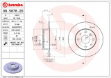 Brzdový kotouč BREMBO 08.5878.20 - DAIHATSU