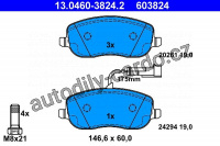 Sada brzdových destiček ATE 13.0460-3824 (AT 603824) - FIAT