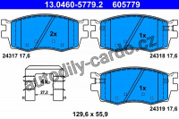 Sada brzdových destiček ATE 13.0460-5779 (AT 605779)