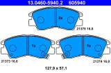 Sada brzdových destiček ATE 13.0460-5940 (AT 605940) - MITSUBISHI