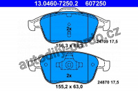 Sada brzdových destiček ATE 13.0460-7250 (AT 607250) - RENAULT