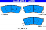 Sada brzdových destiček ATE 13.0460-5985 (AT 605985) - SUZUKI