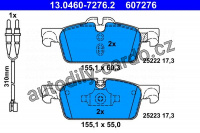 Sada brzdových destiček ATE 13.0460-7276 (AT 607276)