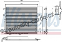 Chladič klimatizace NISSENS 940066
