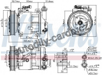 Kompresor klimatizace NISSENS 89120