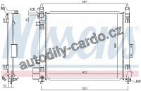 Chladič motoru NISSENS 68810