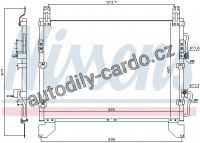 Chladič klimatizace NISSENS 940805