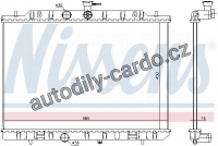 Chladič motoru NISSENS 67365