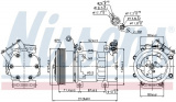 Kompresor klimatizace NISSENS 89159