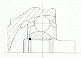 Sada kloubů, hnací hřídel LÖBRO 306844 - AUDI, SEAT, SKODA, VW