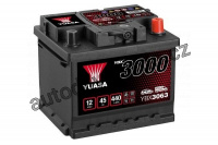 Autobaterie YUASA YBX3063 45Ah 440A 12V P+ /207x175x175/