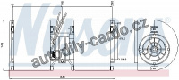 Výměník tepla NISSENS 71943