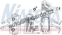 Chladič oleje automatické převodovky NISSENS 90834