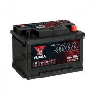 Autobaterie YUASA YBX3075 60Ah 550A 12V P+ /243x175x175/