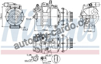 Kompresor klimatizace NISSENS 89036  nahrazen 890637