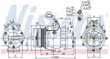 Kompresor klimatizace NISSENS 89037