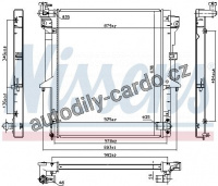 Chladič motoru NISSENS 628965