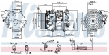 Kompresor klimatizace NISSENS 890143