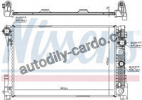 Chladič motoru NISSENS 67164