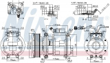 Kompresor klimatizace NISSENS 89752
