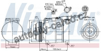 Kompresor klimatizace NISSENS 89045