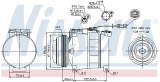 Kompresor klimatizace NISSENS 89045