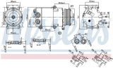 Kompresor klimatizace NISSENS 890216