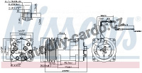 Kompresor klimatizace NISSENS 89776