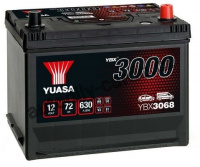 Autobaterie YUASA YBX3068 72Ah 630A 12V P+ /269x174x225/