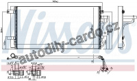 Chladič klimatizace NISSENS 940099