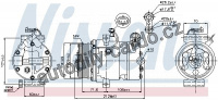 Kompresor klimatizace NISSENS 89196