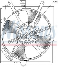 Ventilátor chladiče NISSENS 85298